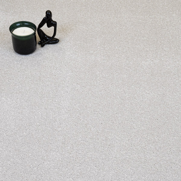 Snowdrop Vision Luxury Saxony Actionback Carpet