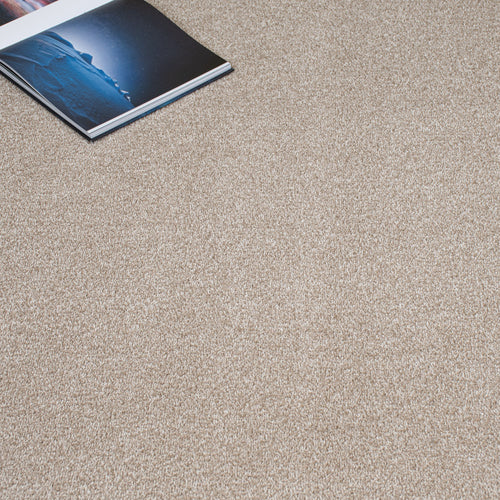 Soft Beige Polaris Luxury Saxony Carpet