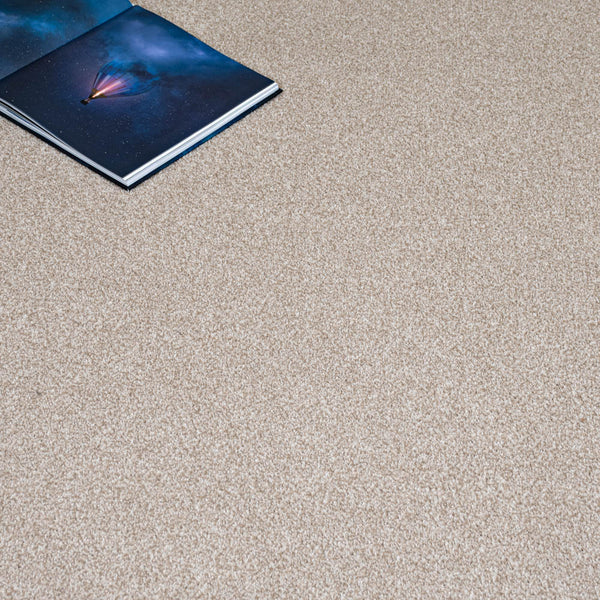 Soft Beige Selene Saxony Carpet