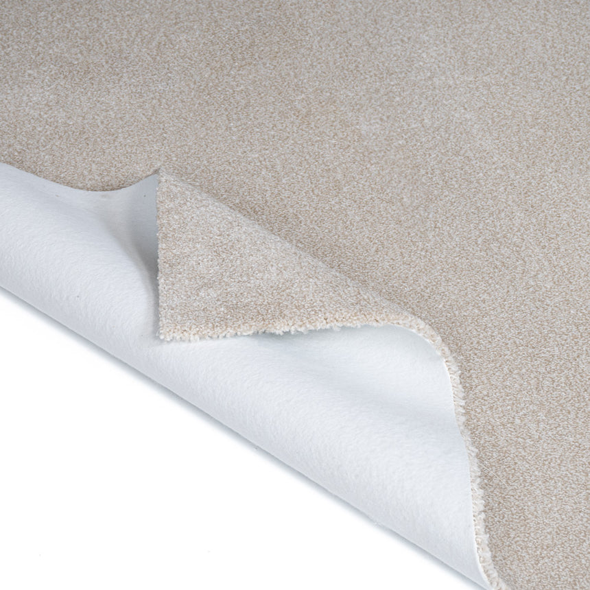 Soft Cream Haven Saxony Premium Feltback Carpet