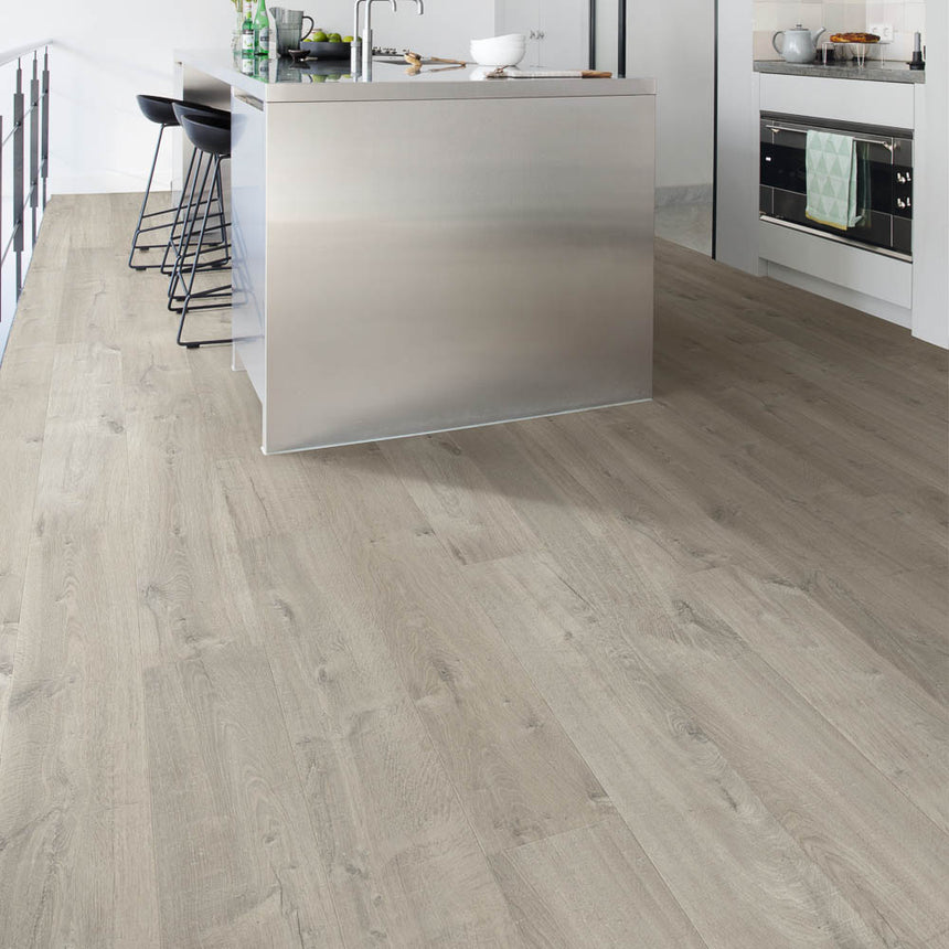 Soft Oak Grey IM3558 Impressive 8mm Laminate Flooring by Quick-Step