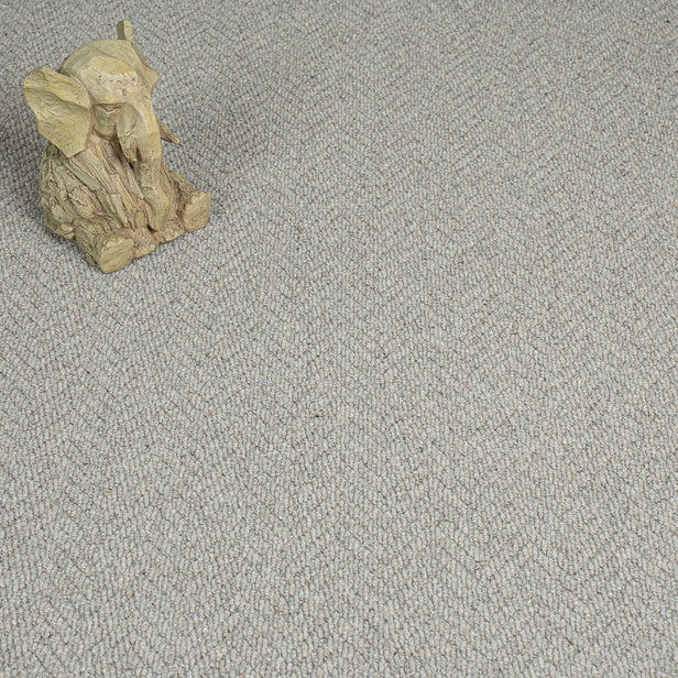 Squirrel Royal Sterling Wool Loop Carpet by Abingdon