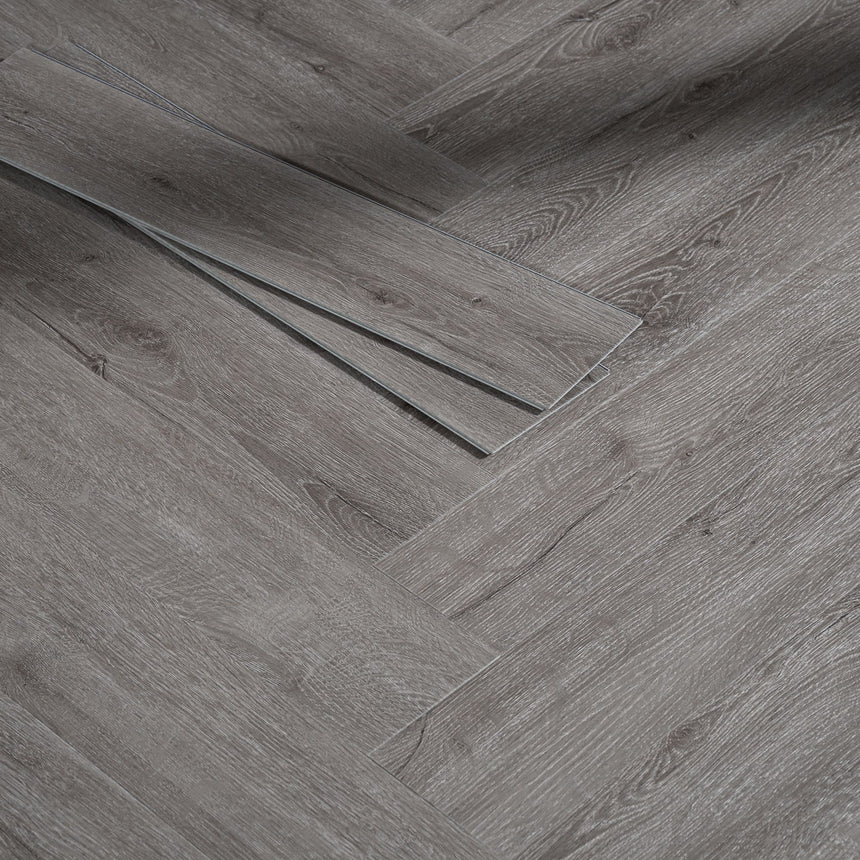 Storm Oak Prestige Herringbone 6mm SPC Click LVT Flooring