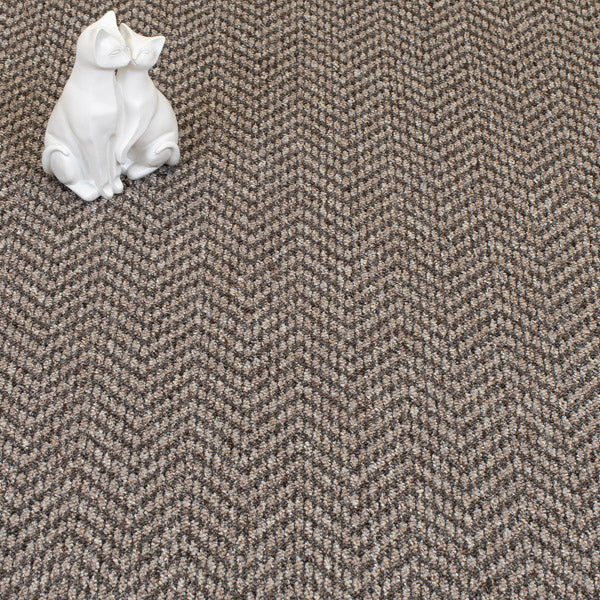 Taupe Chile Herringbone Carpet