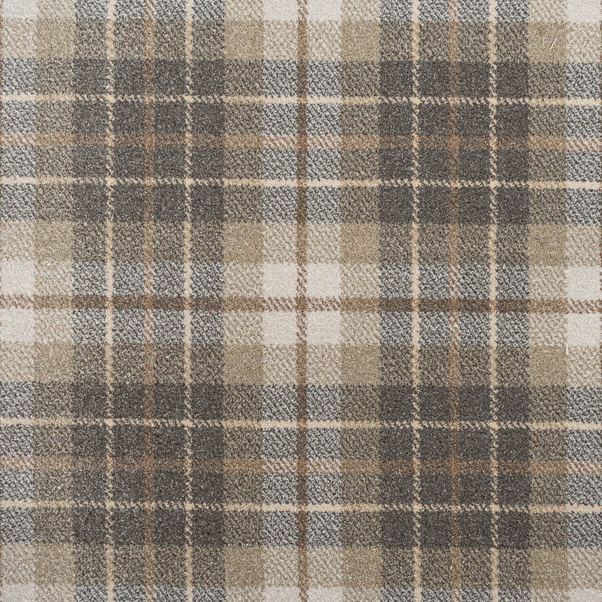 Tonal Plaid Midas Tartan Wilton Carpet