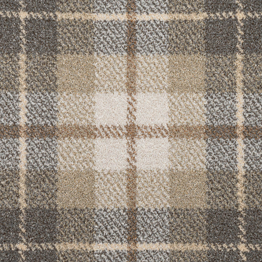 Tonal Plaid Midas Tartan Wilton Carpet