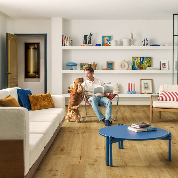 Truffle Oak IM8256 Impressive 8mm Laminate Flooring by Quick-Step