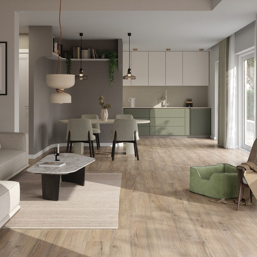 Vintage Ribera Oak K852 Atlantic 10mm Laminate Flooring by Krono Original