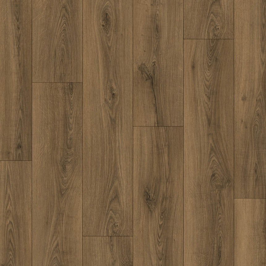 Warm Brown Oak CLM5789 Classic 8mm Laminate Flooring by Quick-Step