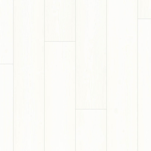White Planks IM1859 Impressive 8mm Laminate Flooring by Quick-Step