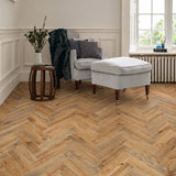 Worn Oak Herringbone 14/3mm Engineered Wood Flooring