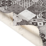 Zaragoza Tile Dark Grey Iconik 260 Vinyl Flooring