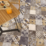 Zaragoza Tile Indigo Iconik 260 Vinyl Flooring