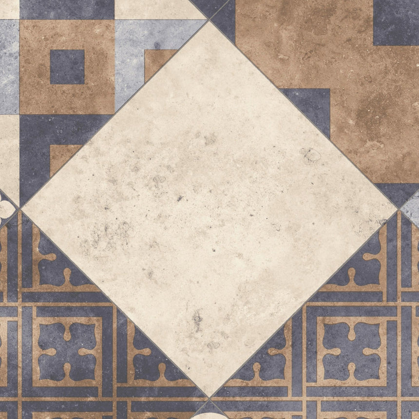 Zaragoza Tile Indigo Iconik 260 Vinyl Flooring