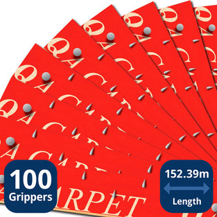 Dual Purpose Carpet Grippers - 1.52m / 5ft Lengths  (100 per pack)