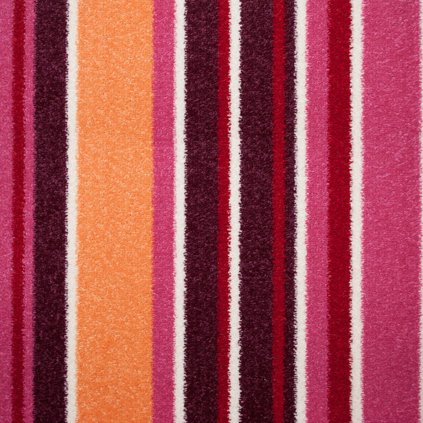 Funky Stripes Candy Floss Carpet