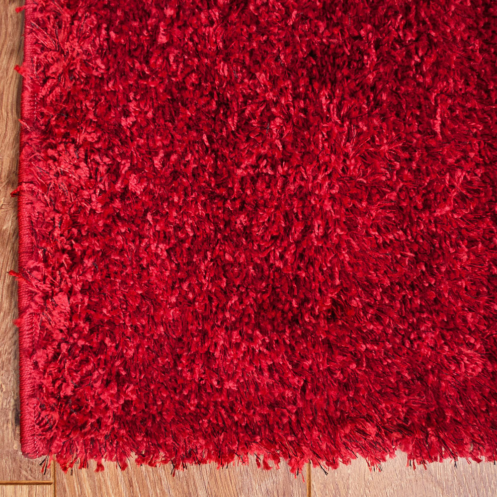 Red Jewel Shaggy Rug | Buy Jewel Rugs Online | OnlineCarpets.co.uk
