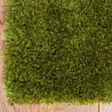 Green Jewel Shaggy Rug