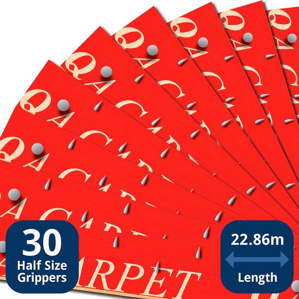 Carpet Grippers - 0.76m / 2.5ft Lengths (30 per pack)