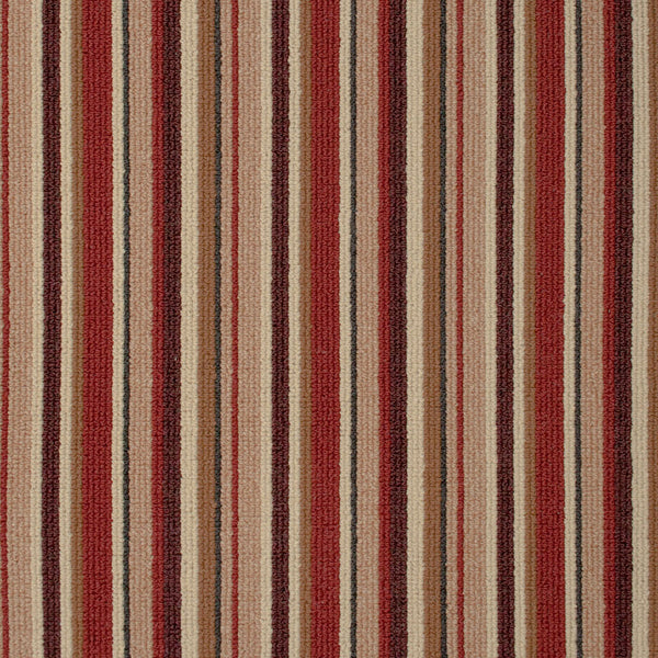 Rustic Red Moods Stripes Carpet