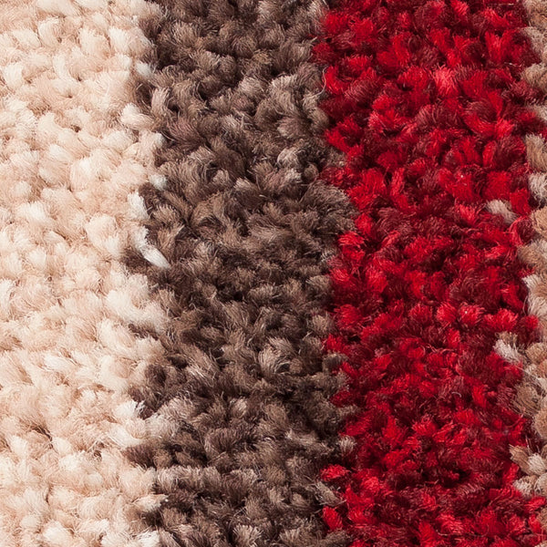 Palm Beach Red 520 4m & 5m Wide Striped Carpet Buy Striped 4m & 5m