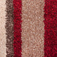 Red 520 Palm Beach 4m & 5m Wide Striped Carpet