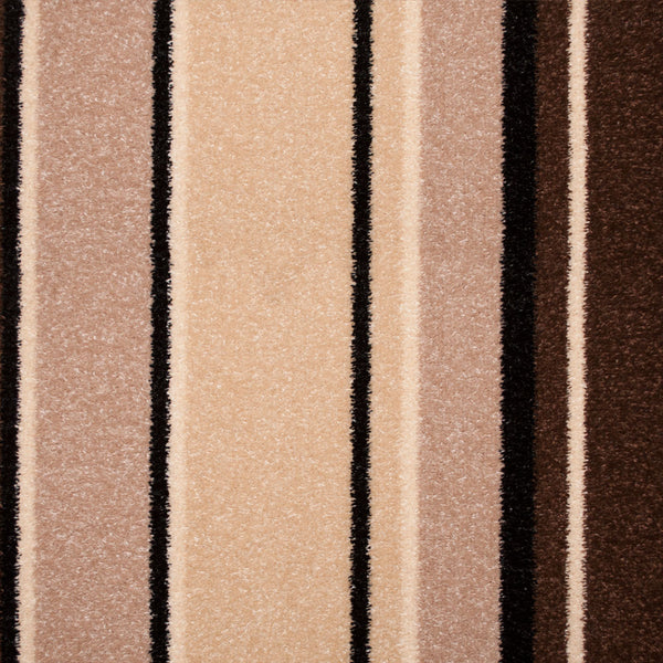 Funky Stripes Chocolate Carpet