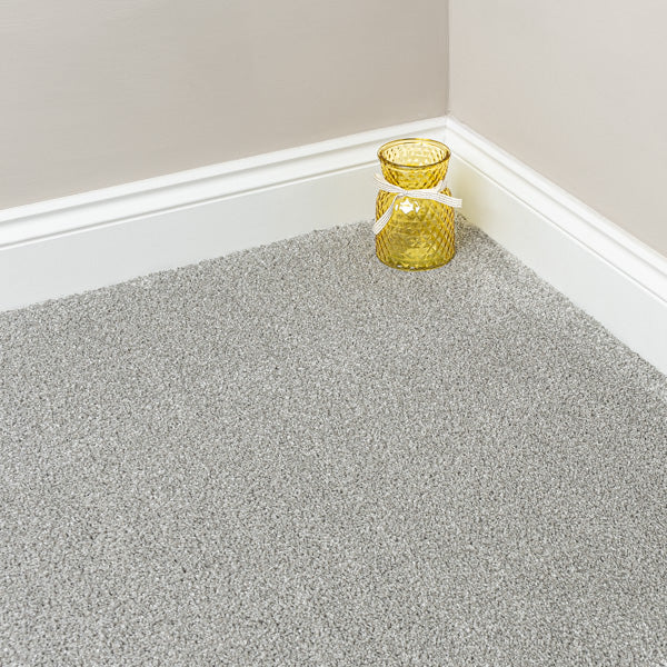Light Grey Artemis Luxury Saxony Carpet