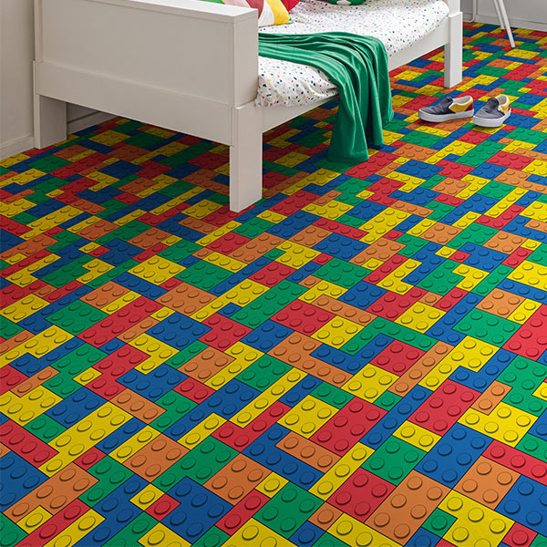 Blocks T87 Candy Vinyl Flooring Buy Modern Patterned Lino Online