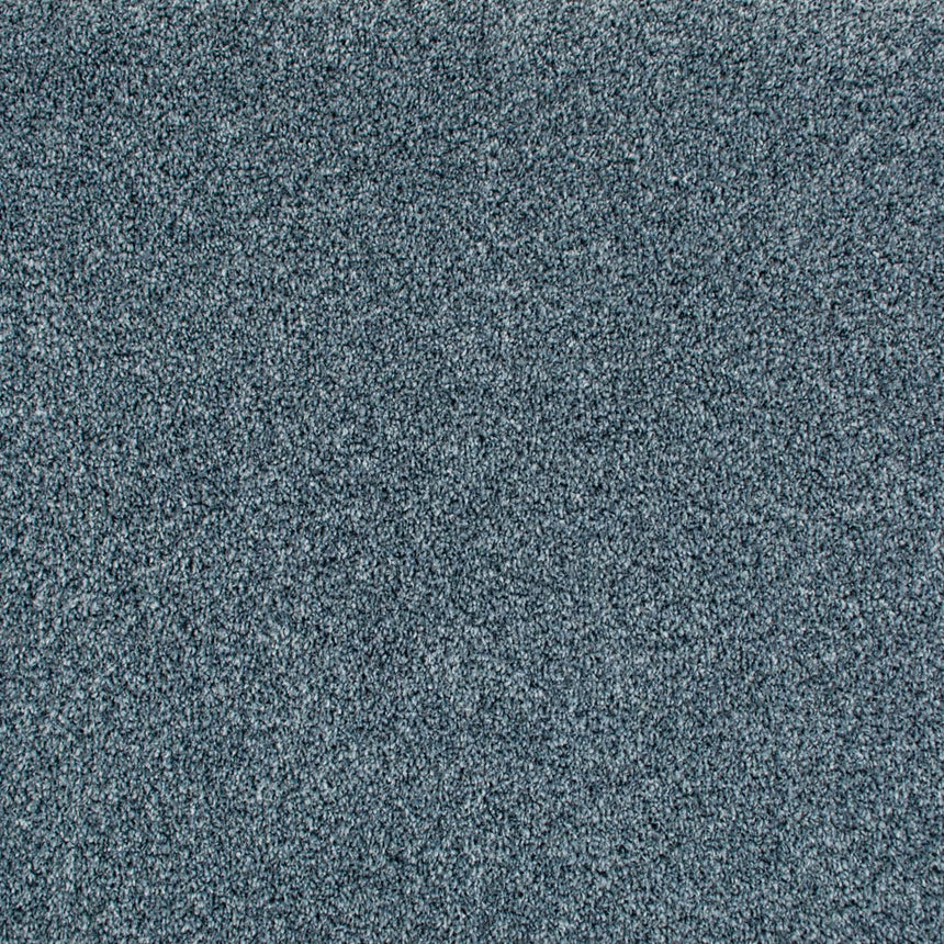 Pigeon Blue 360 Noble Heathers Saxony Feltback Carpet Clearance 4.6m x 5m Remnant