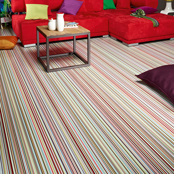 Stripes 075 Candy Vinyl Flooring | Buy New Modern Exciting Online OnlineCarpets.co.uk – Online Carpets