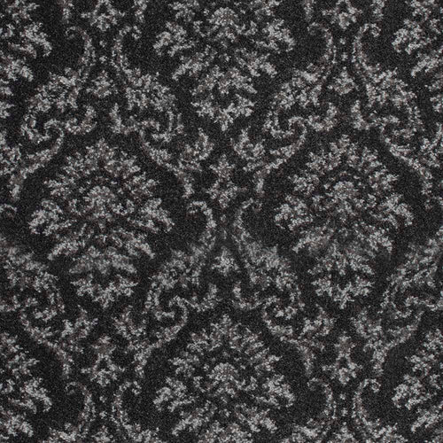 Anthracite Damask Queensville Wilton Carpet