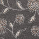 Anthracite Floral Manor Park Wilton Carpet