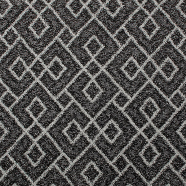 Anthracite Geometric Manor Park Wilton Carpet