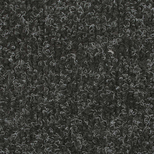 Anthracite Chevy Ribbed Gel Backed Carpet