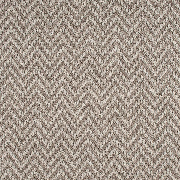 Beige Aztec Herringbone Carpet