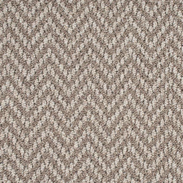 Beige Aztec Herringbone Carpet