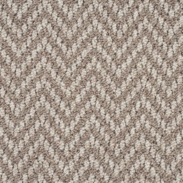 Beige Aztec Herringbone Carpet