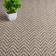 Beige Aztec Herringbone Carpet