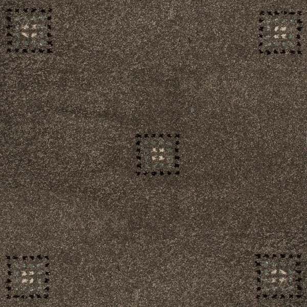Grey Square Castle Wilton Carpet