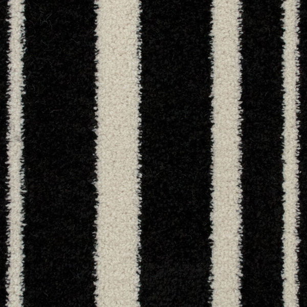 Black 990 Pop Art Striped Carpet