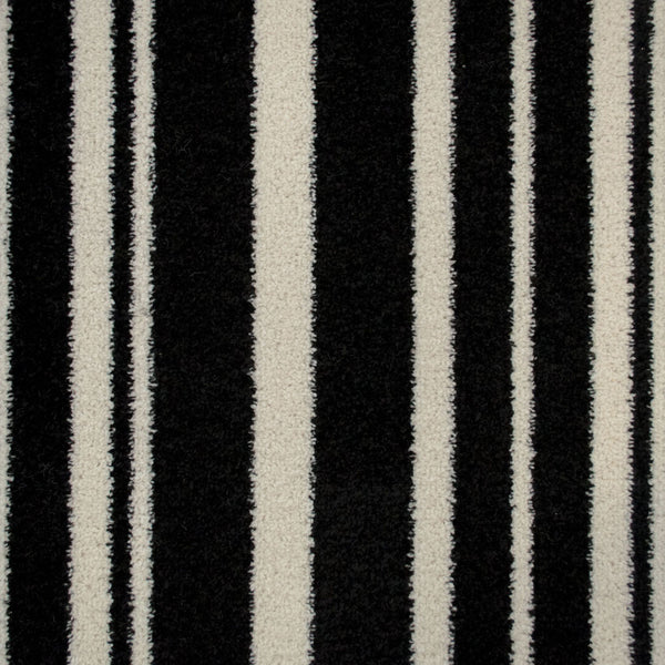 Black 990 Pop Art Striped Carpet