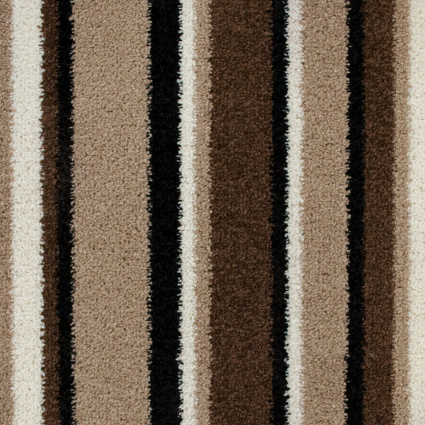 Brown 850 Pop Art Striped Carpet
