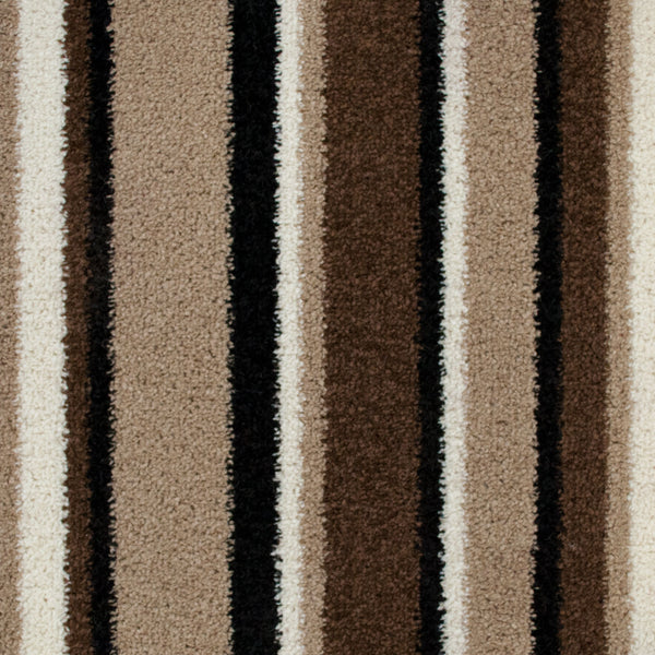 Brown 850 Pop Art Striped Carpet