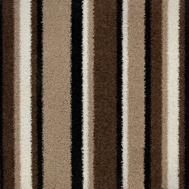 Brown 850 Pop Art Striped Carpet