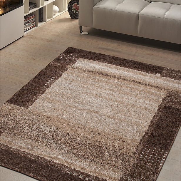 Brown / Cream Kanvas Bengal Rug