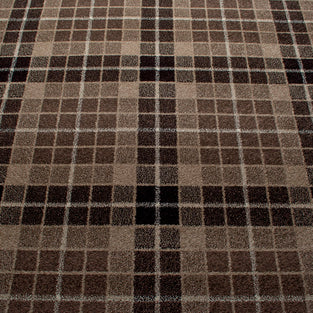 Tartan Style Square Castle Wilton Carpet