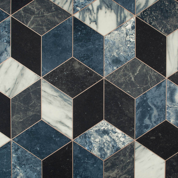 Castleton 964D Art Decor Tile Vinyl Flooring