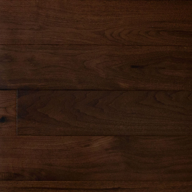 Chocolate Walnut Lacquered Real Wood Engineered HDF Flooring