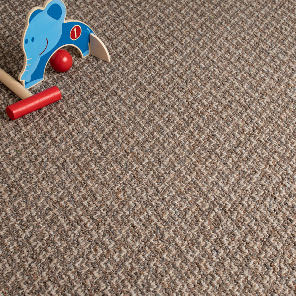 Cognac Wyoming Loop Feltback Carpet